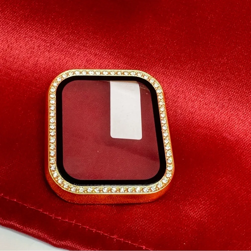 smart watch case gold